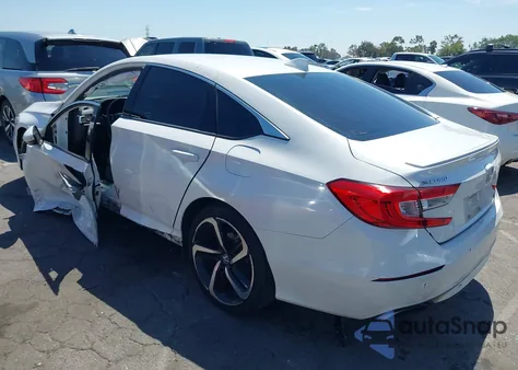 2019 Honda Accord Sport из США, поврежденный, VIN 1HGCV1F38KA107057